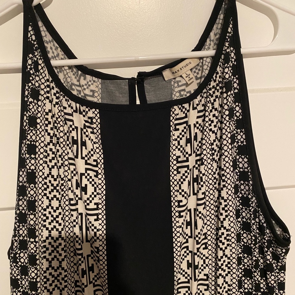 Black and White Maxi Dress